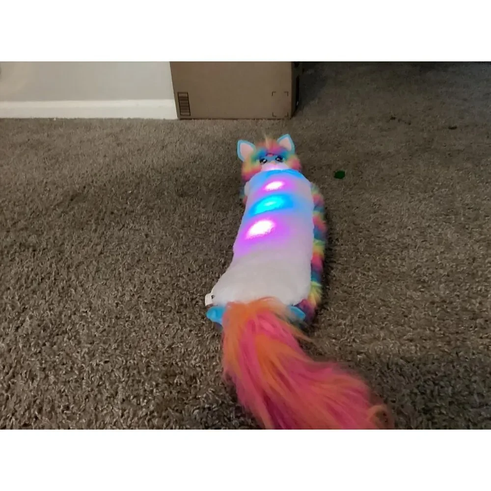 32 Long Furby DJ Interactive Toy Super Snuggly Rainbow Electronic Plush